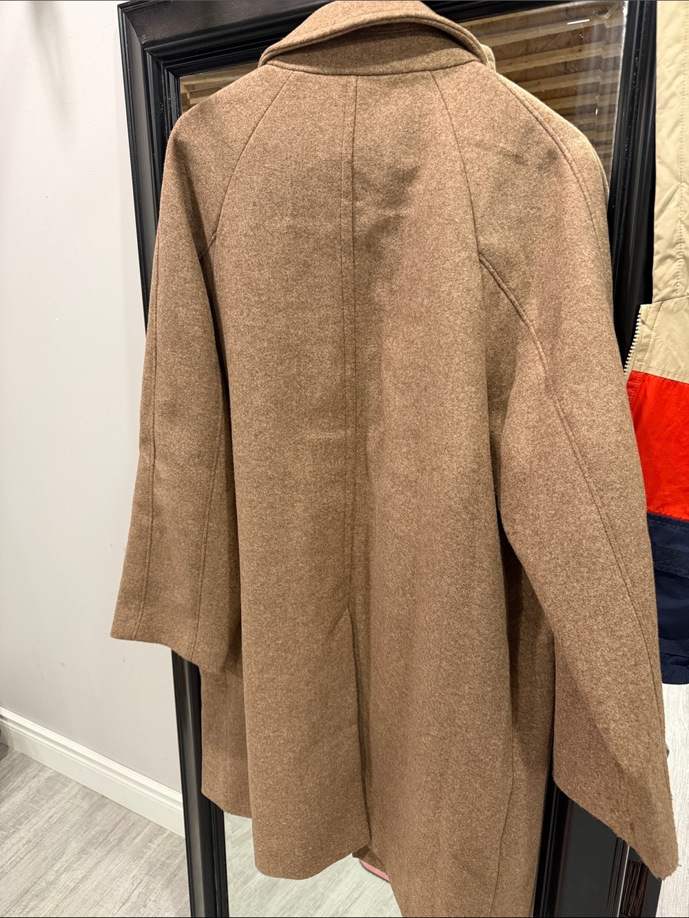 Old Navy Womens Camel Brown Pea Coat - Picture 4 of 5